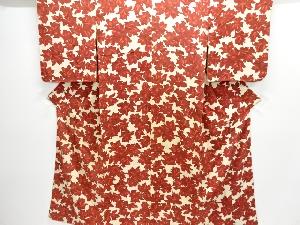 アンティーク　花模様着物